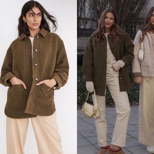 Madewell The Brushed Belrose Shirt-Jacket